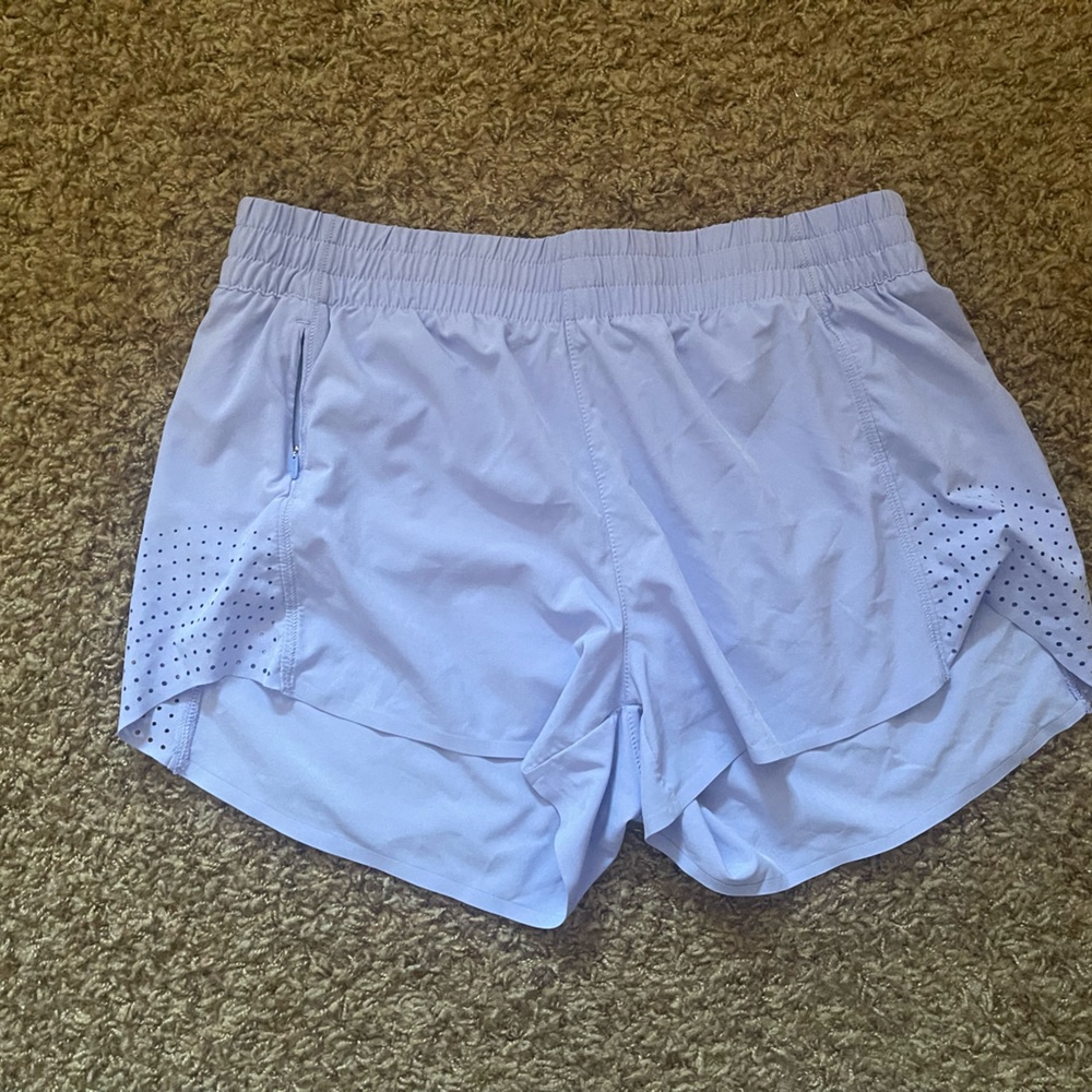 Athleta Hustle 3” short Victorian Periwinkle